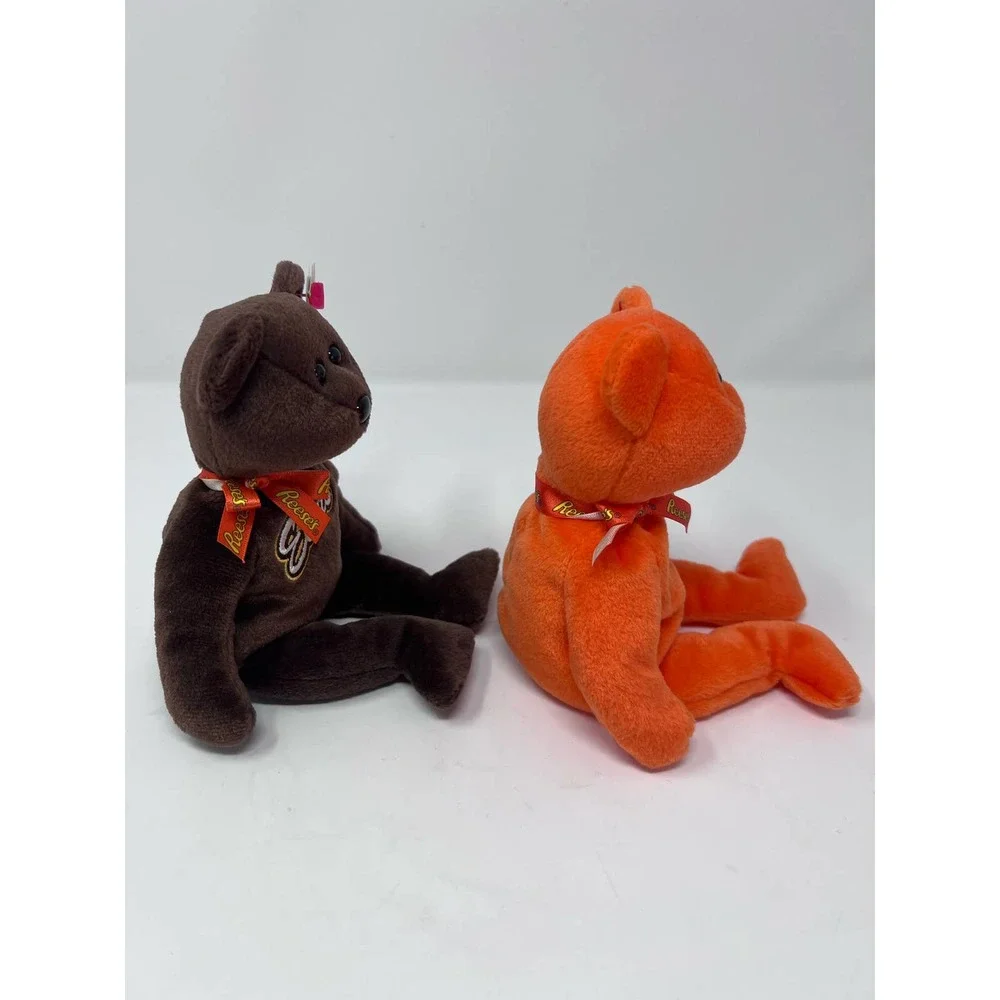 Ty Beanie Babies 2007 Coco Presley Elvis Reese's Brown Orange Bears 8‎ 1/2